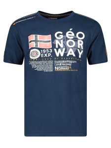 Geographical Norway Koszulka w kolorze granatowym rozmiar: M