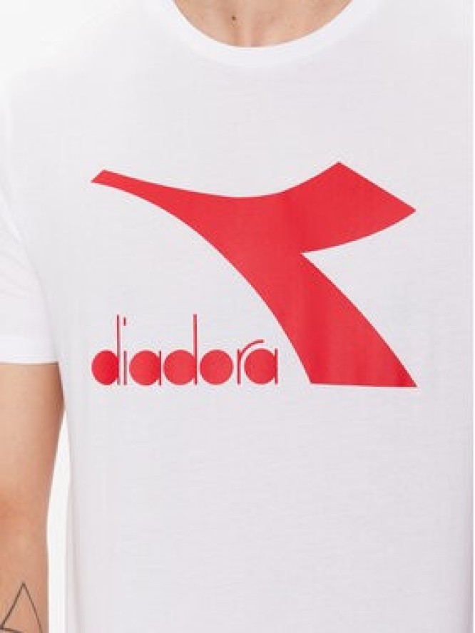 Diadora T-Shirt Ss Core 102.179759 Biały Regular Fit