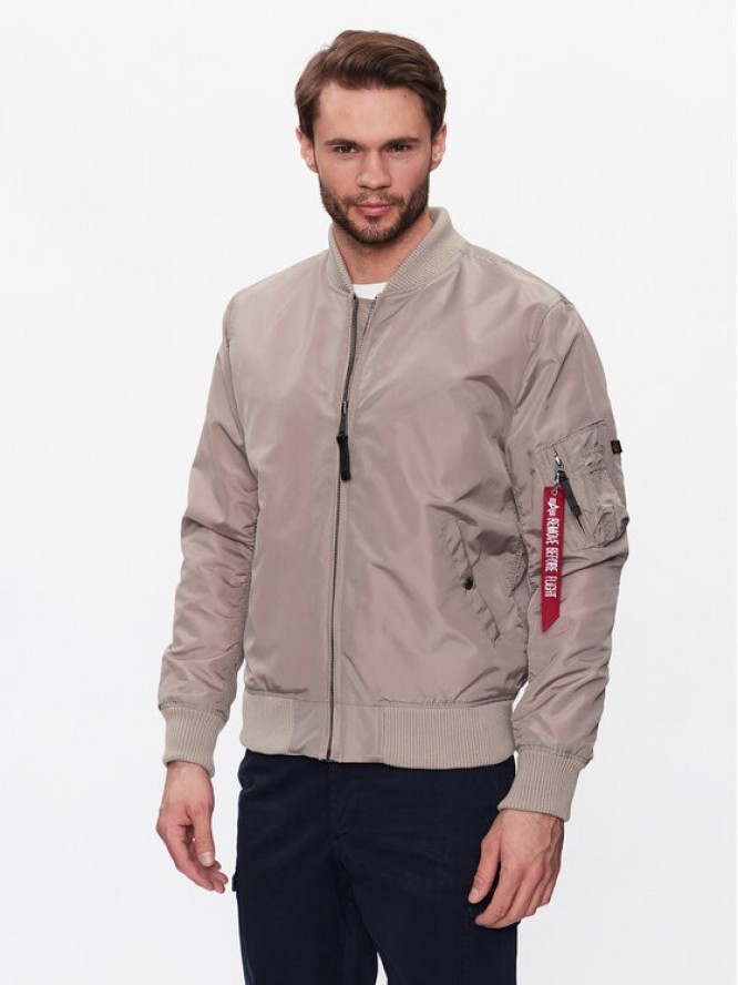 Alpha Industries Kurtka bomber MA-1 191103 Beżowy Regular Fit