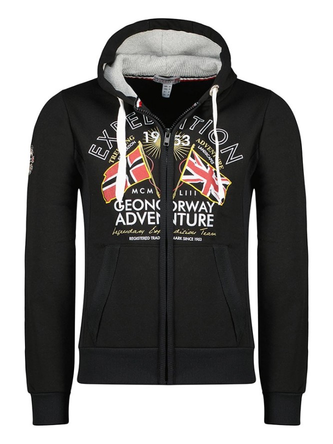 Geographical Norway Bluza w kolorze czarnym rozmiar: M