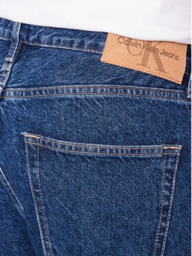 Calvin Klein Jeans Jeansy J30J322831 Granatowy Relaxed Fit
