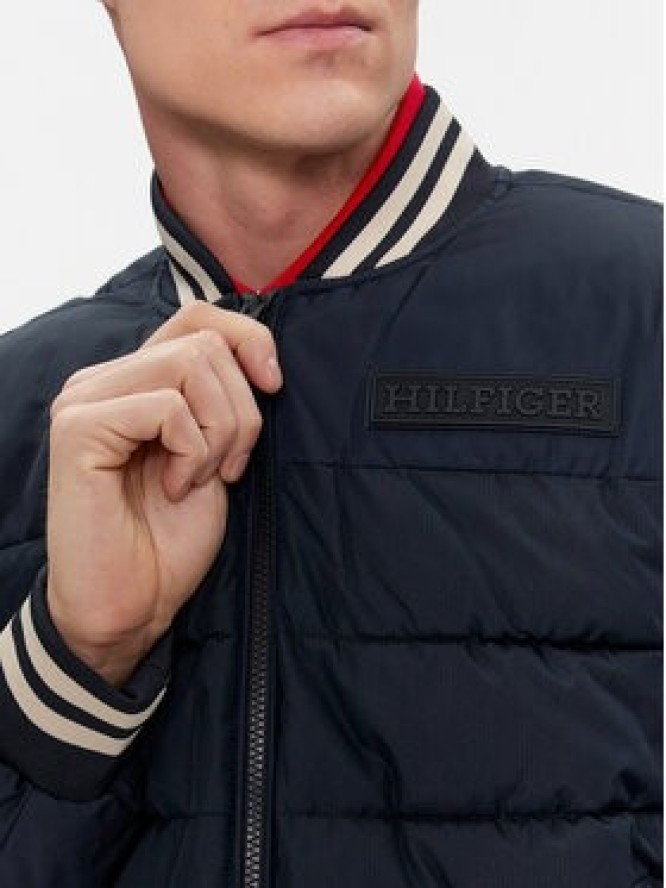 Tommy Hilfiger Kurtka bomber New York MW0MW33736 Granatowy Regular Fit