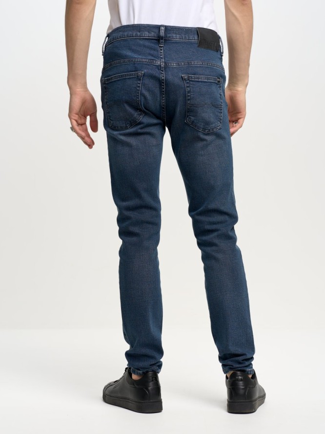 Spodnie jeans męskie skinny Deric 583