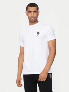 KARL LAGERFELD T-Shirt 755400 Biały Regular Fit