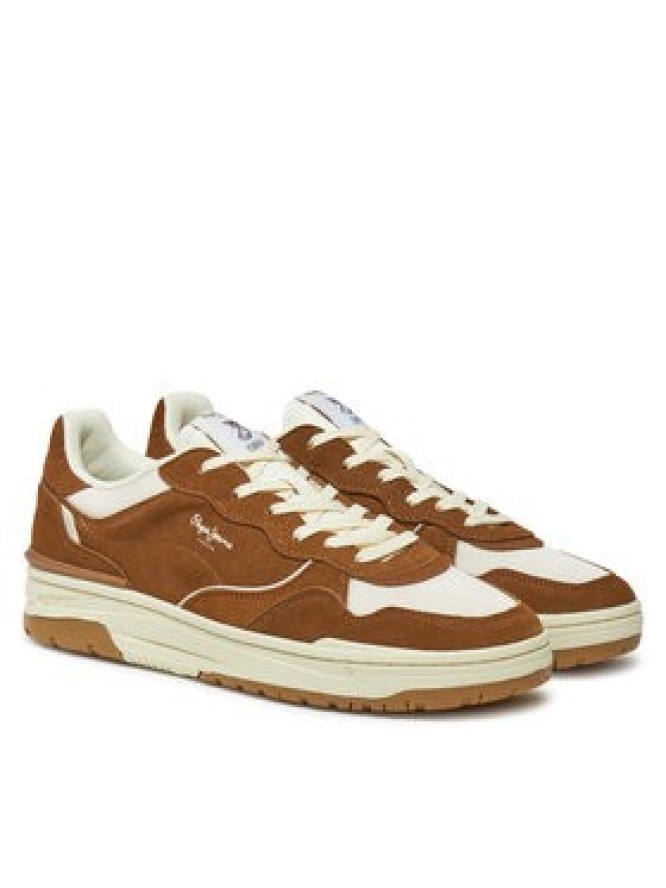 Pepe Jeans Sneakersy Chester Air M PMS00033 Brązowy