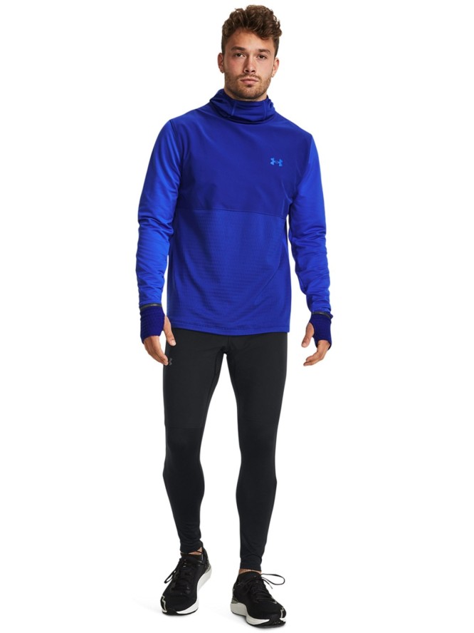 Bluza do biegania męska Under Armour QUALIFIER COLD HOODY - niebieska