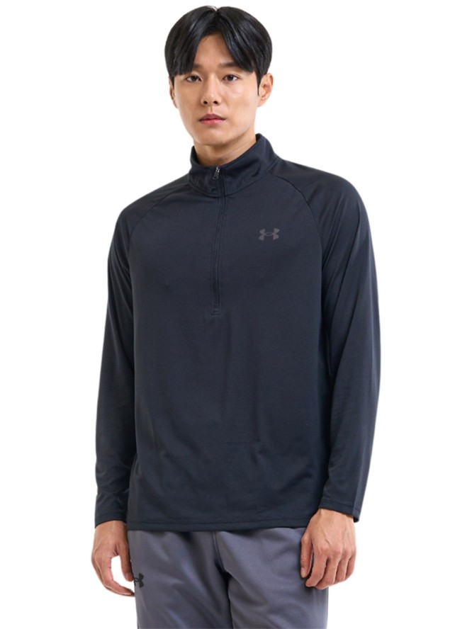 Bluza treningowa męska UNDER ARMOUR Tech 2.0 1/2 Zip - czarna