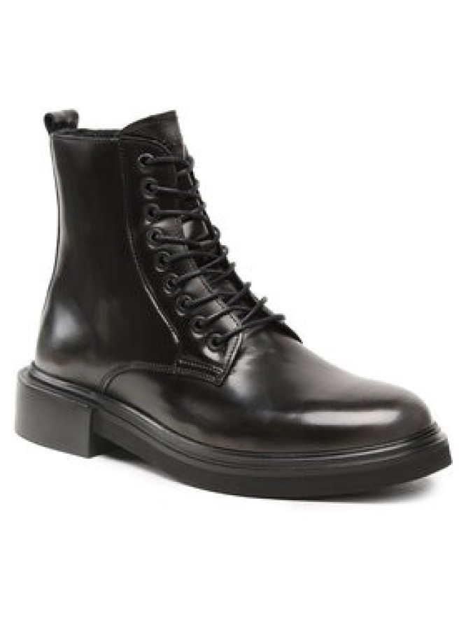 Calvin Klein Kozaki Lace Up Boot HM0HM01028 Czarny