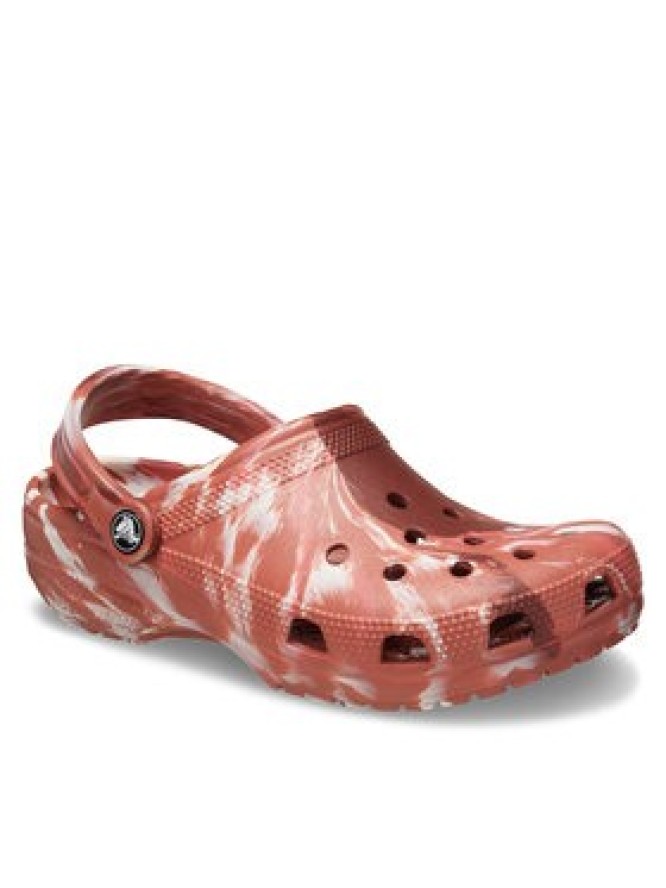 Crocs Klapki Classic Marbled Clog 206867 Brązowy