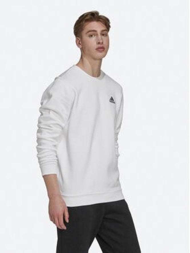 adidas Bluza Essentials H12220 Biały Regular Fit