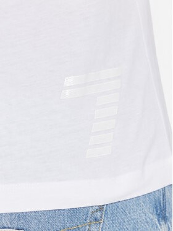 EA7 Emporio Armani T-Shirt 3RPT72 PJ8SZ 1100 Biały Regular Fit