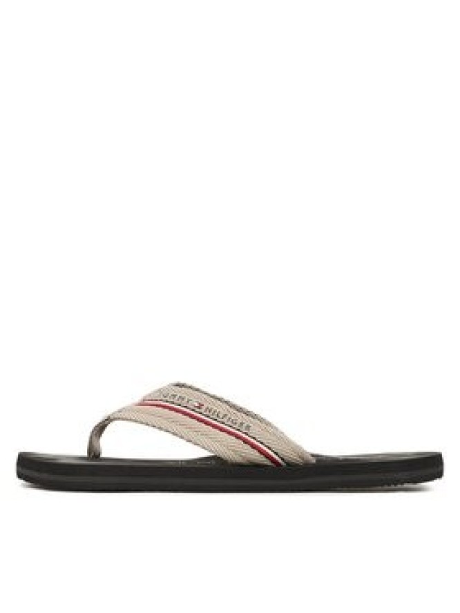 Tommy Hilfiger Japonki Corporate Hilfiger Beach Sandal FM0FM04471 Szary