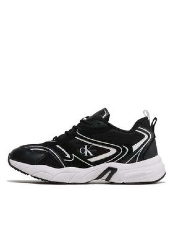 Calvin Klein Jeans Sneakersy Retro Tennis Su-Mesh YM0YM00589 Czarny