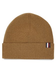 Tommy Hilfiger Czapka Uptown Wool Beanie AM0AM11483 Beżowy