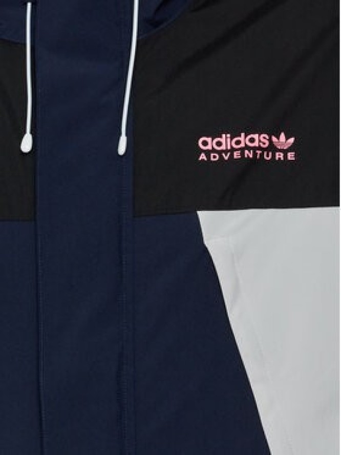 adidas Kurtka przejściowa Adventure Ride HK4980 Granatowy Loose Fit