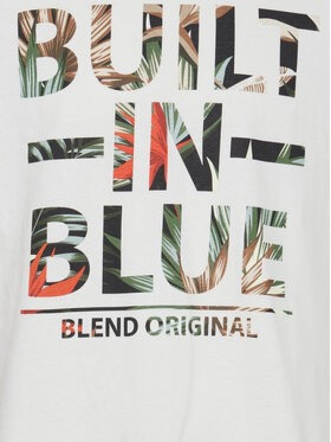 Blend T-Shirt 20715039 Biały Regular Fit