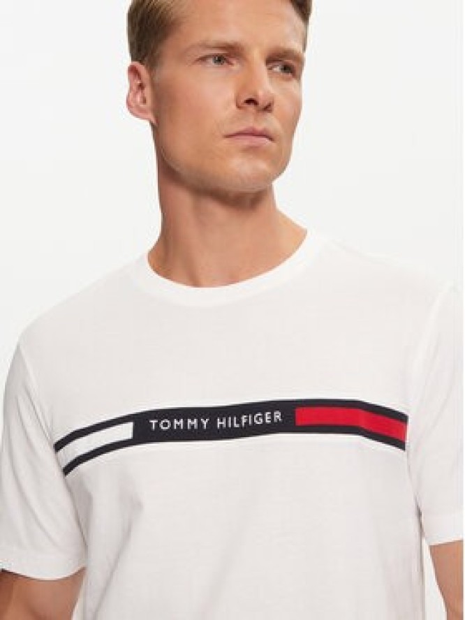 Tommy Hilfiger T-Shirt MW0MW36498 Biały Regular Fit