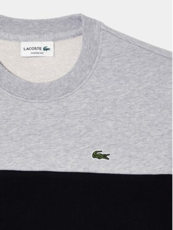 Lacoste Bluza SH1433 Szary Classic Fit