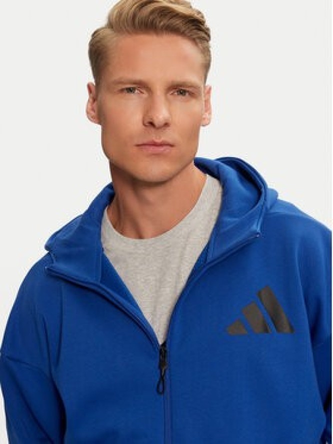 adidas Bluza Z.N.E. JF6388 Niebieski Regular Fit