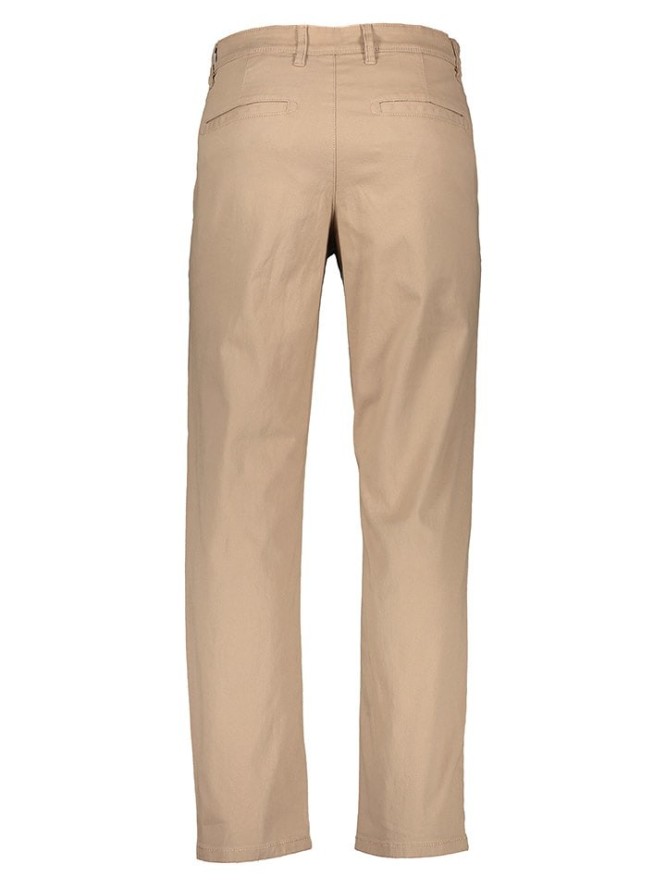 Lerros Spodnie chino w kolorze beżowym rozmiar: W32/L34