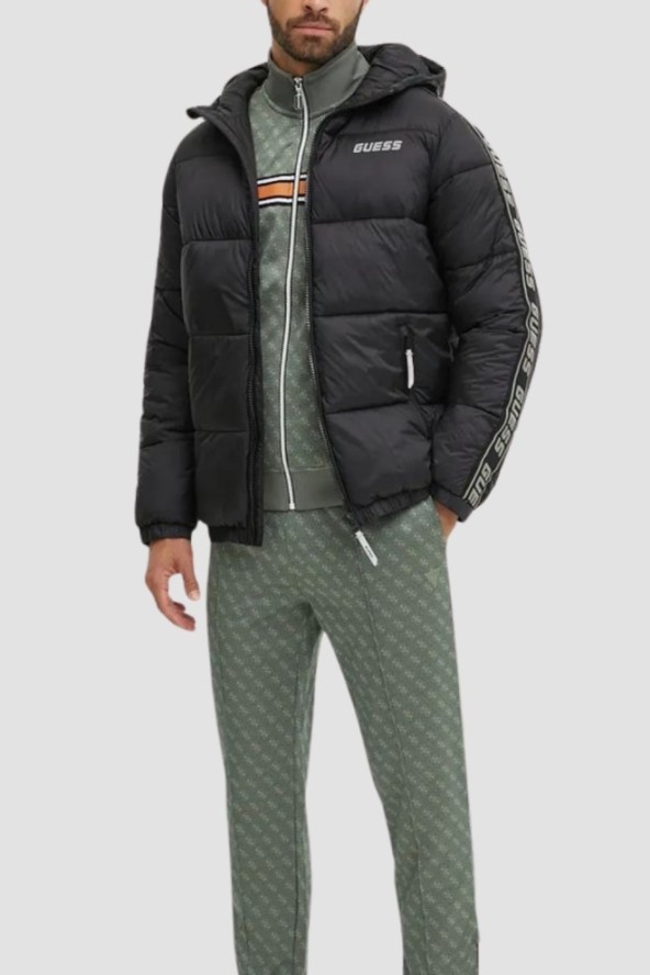 GUESS Czarna kurtka męska Arlo Padded Jacket