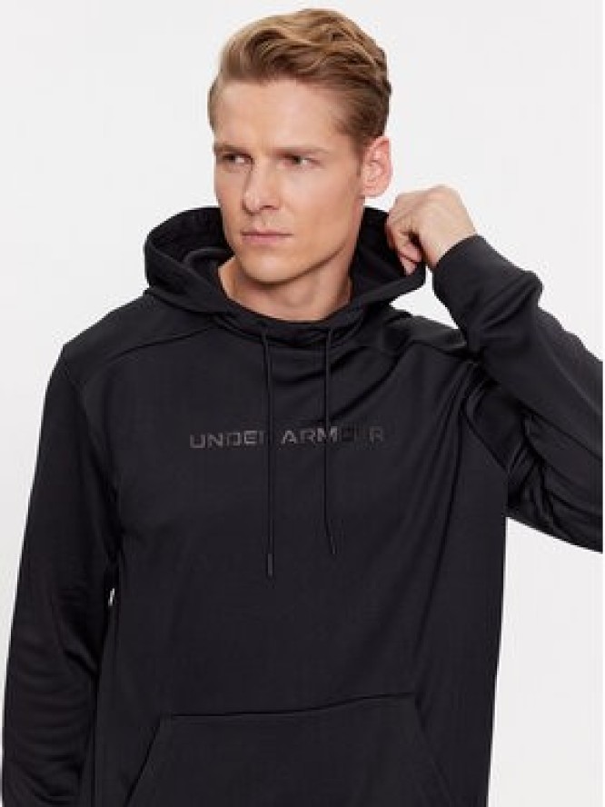 Under Armour Bluza Ua Armour Fleece Graphic Hd 1379744 Czarny Loose Fit