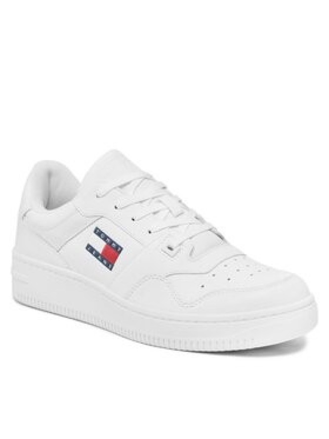 Tommy Jeans Sneakersy Tjm Retro Basket Ess EM0EM01395 Biały