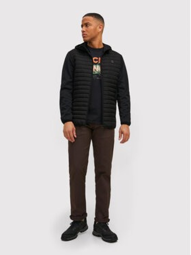 Jack&Jones Kurtka przejściowa Multi Quilted 12182242 Czarny Regular Fit