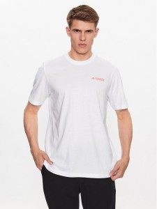 adidas T-Shirt IL2636 Biały Regular Fit