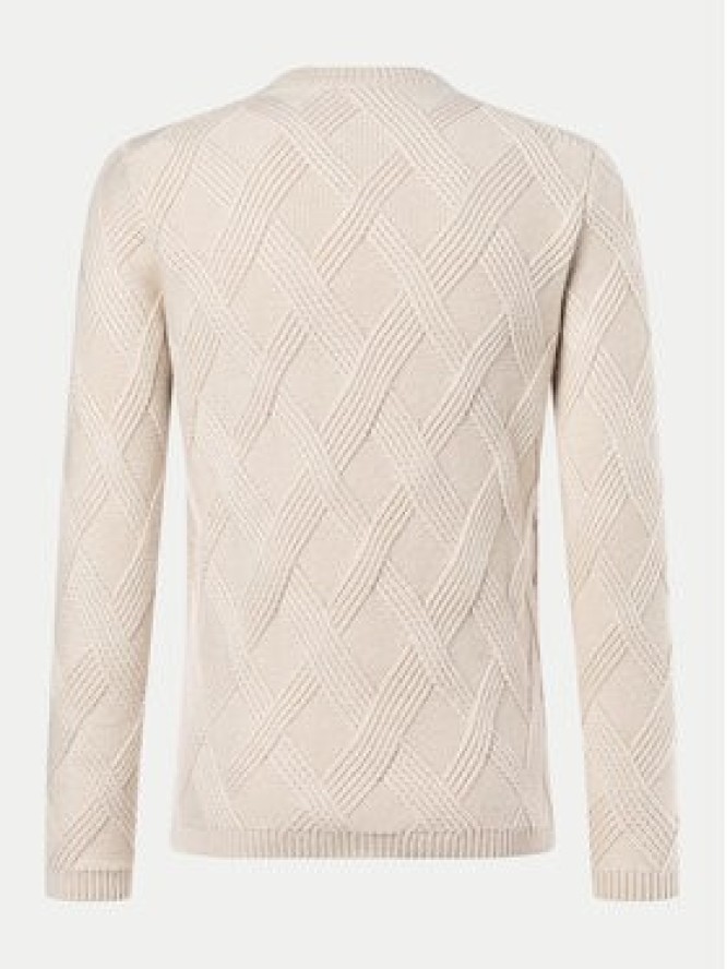 JOOP! Sweter 17 JK-28Diamondo 30043058 Écru Modern Fit