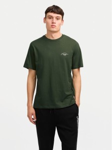 Jack&Jones T-Shirt Erris 12256799 Zielony Standard Fit