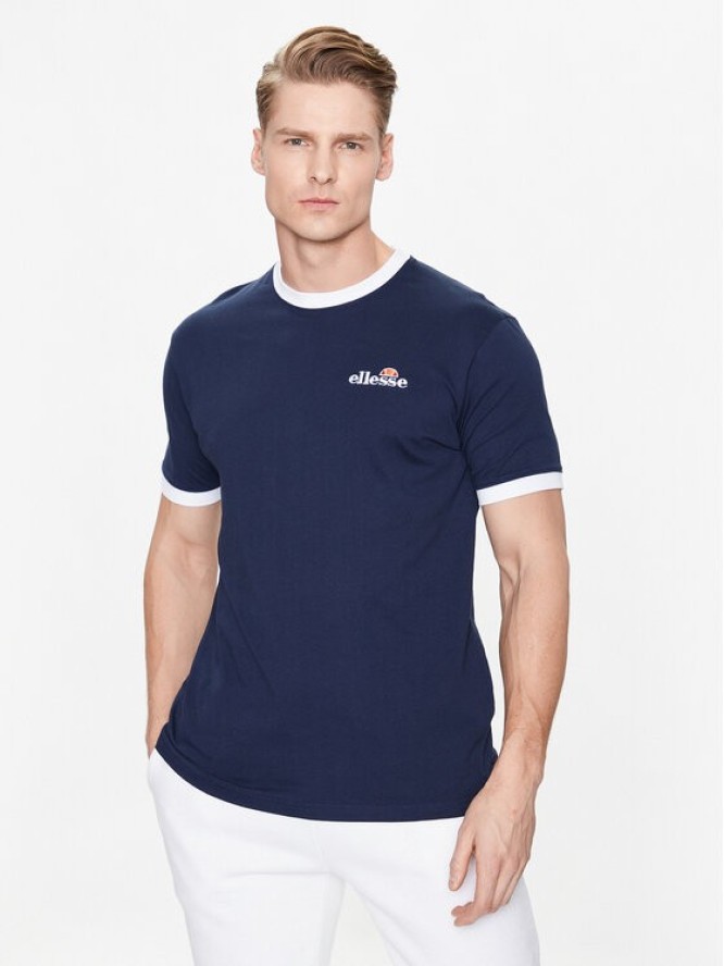 Ellesse T-Shirt Meduno SHR10164 Granatowy Regular Fit