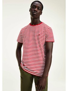 Tommy Hilfiger Koszulka w kolorze czerwono-białym rozmiar: XXL