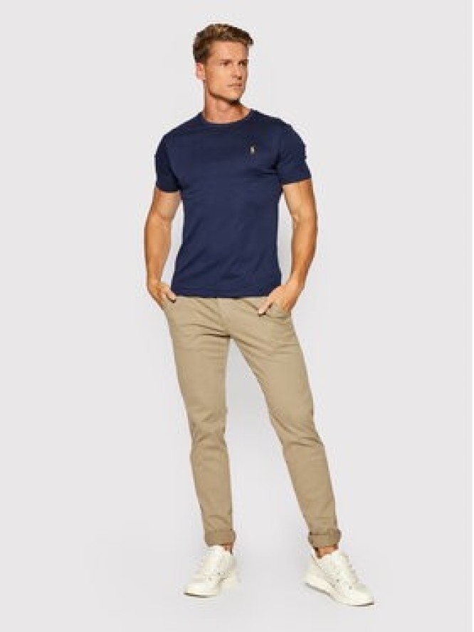 Polo Ralph Lauren T-Shirt 710740727 Granatowy Slim Fit