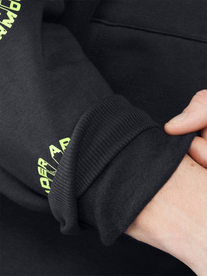 Bluza dresowa męska Under Armour UA Rival Fleece Hbr Logo Hd - czarna