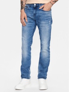 Tommy Jeans Jeansy Scanton DM0DM16645 Granatowy Slim Fit