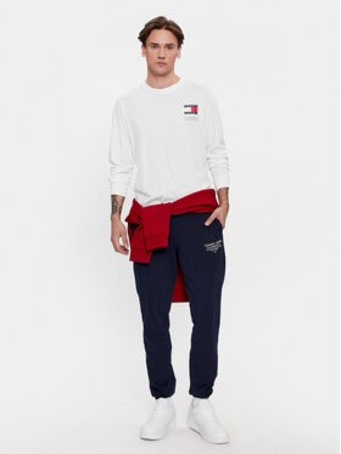 Tommy Jeans Komplet 2 longsleeve Flag DM0DM18278 Kolorowy Slim Fit