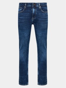 Lindbergh Jeansy 30-020000HDE Granatowy Tapered Fit
