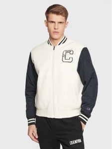 Champion Kurtka bomber College Inspired 218088 Beżowy Regular Fit