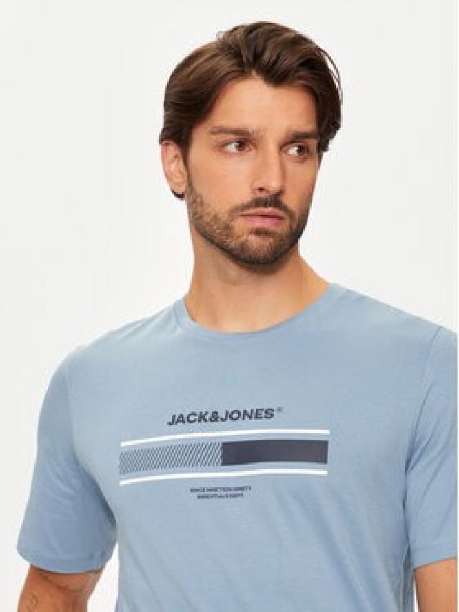 Jack&Jones T-Shirt South 12256784 Niebieski Standard Fit