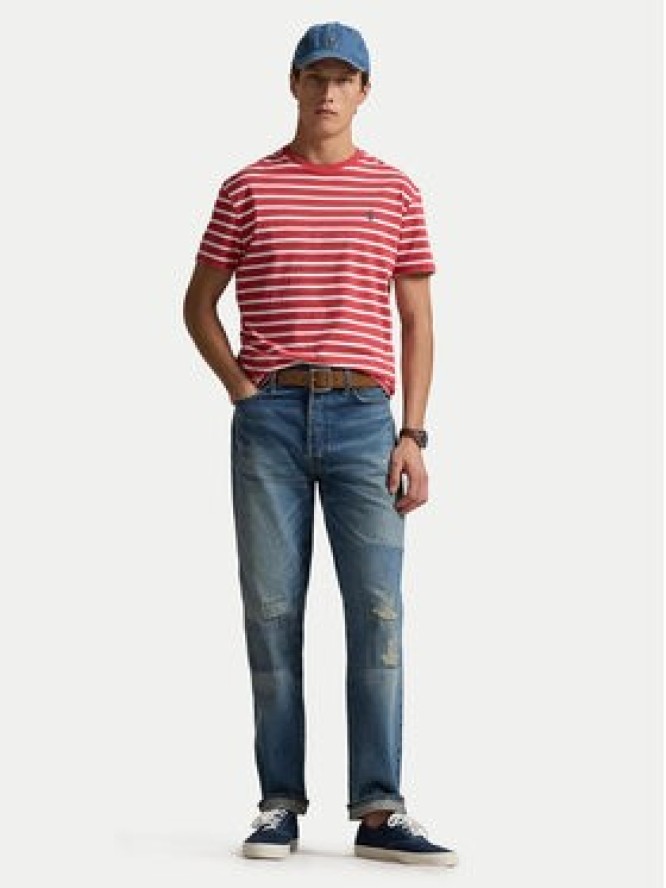 Polo Ralph Lauren T-Shirt 710938134005 Czerwony Slim Fit