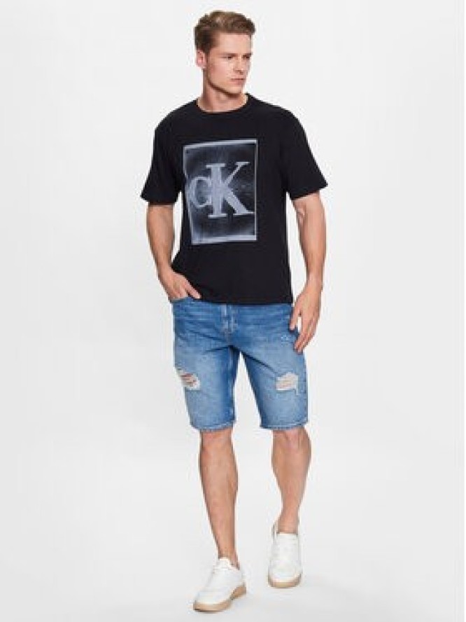 Calvin Klein Jeans Szorty jeansowe J30J322791 Niebieski Regular Fit