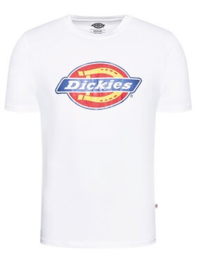 Dickies T-Shirt Icon Logo DK0A4XC9WHX1 Biały Regular Fit