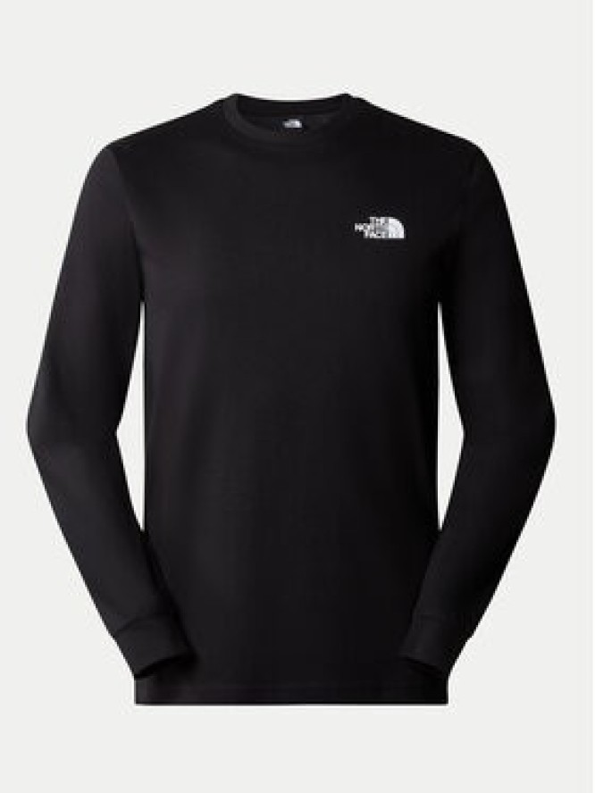 The North Face Longsleeve Redbox NF0A87NN Czarny Regular Fit