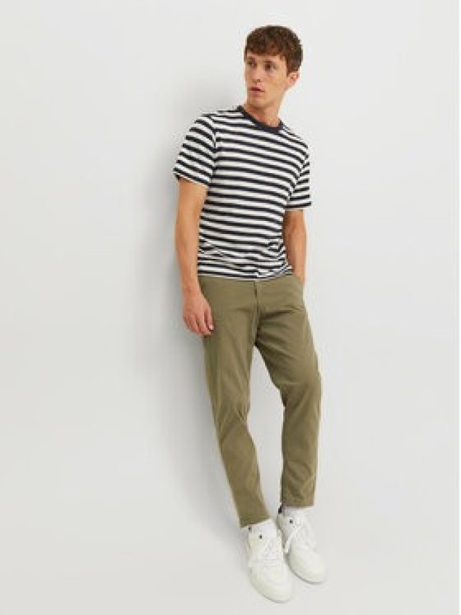 Jack&Jones Chinosy Harlow 12242188 Zielony Tapered Fit