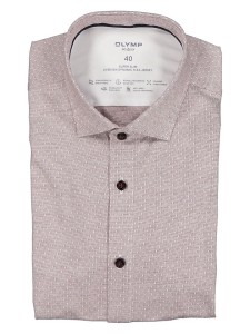 OLYMP Koszula "24/7 No 6 six" - Super Slim fit - w kolorze jasnorÃ³Å¼owym rozmiar: 38