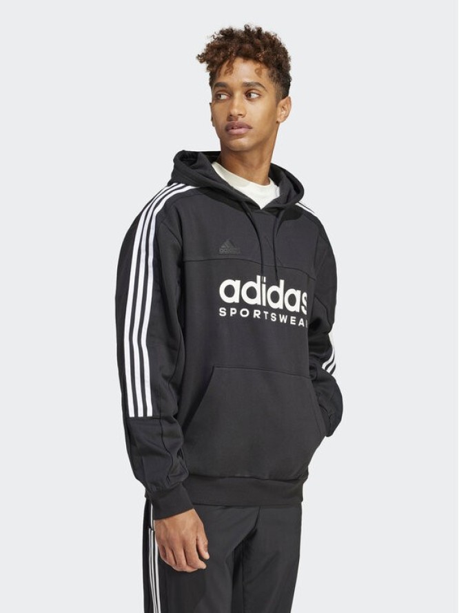 adidas Bluza House of Tiro IV8126 Czarny Loose Fit