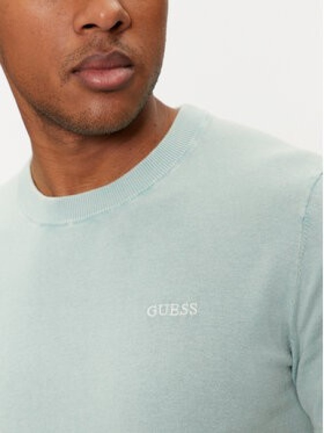 Guess Sweter M4GR05 Z3DN1 Niebieski Regular Fit