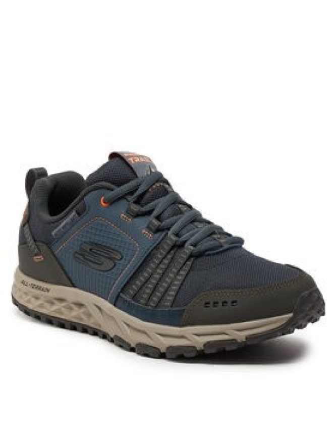 Skechers Półbuty Escape Plan 51591/NVOR Granatowy