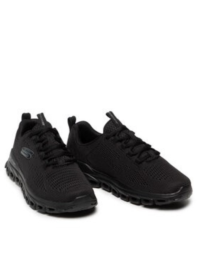 Skechers Sneakersy Fasten Up 232136/B Czarny